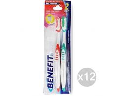 Benefit Zahnbürste Clinic X 2 O/S Igiene E Zahnpflege bunt, 12 Stück