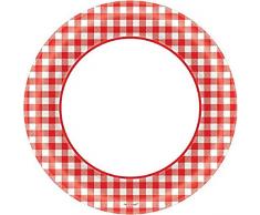 Gästetücher, klassisch, gestreift, Partygeschirr 10 mehrfarbig