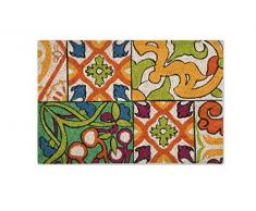 Excelsa Lisbona Fußmatte, Kokosfaser, Mehrfarbig, 40 x 60 cm