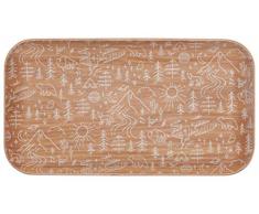 Danica Studio 7002266aa Stay Wild Serviertablett, Weidenholz, 12,7 x 22,9 cm, Weiß