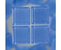 MosaixSoft 10Â x 10Â x 4Â mm 200Â g 215-piece Glas Fliesen, hellblau