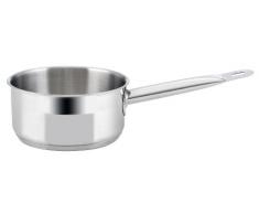 Quid Cook INOX Basika Stielkasserolle Stahltopf, emailliert 16 x 7,5 cm Stahl