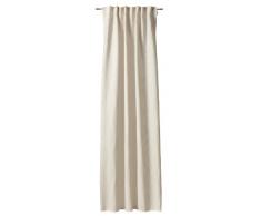 Schöner Wohnen 21565-030-120-250 Dekoschal mit verdeckter Schlaufe Pleat Größe 120 x 250 cm, Natur