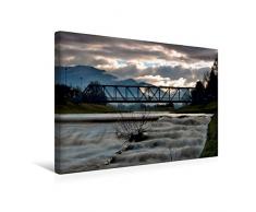 Premium Textil-Leinwand 45 x 30 cm Quer-Format Schmelzwasser aus dem Schwarzwald - Die Elz bei Wasser | Wandbild, HD-Bild auf Keilrahmen, Fertigbild auf hochwertigem Vlies, Leinwanddruck von Ingo Laue