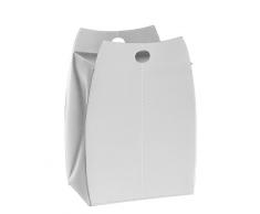 Gavemo PBPA37CC0007 Wäschekörbe, Leder, Weiß, Grande
