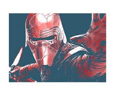 Komar Wandbild Star Wars Faces Kylo | Kinderzimmer, Jugendzimmer, Dekoration, Kunstdruck | ohne Rahmen | WB170-40x30 | Größe: 40 x 30 cm (Breite x Höhe)