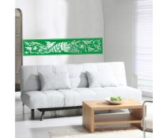 INDIGOS 4052166044776 Wandtattoo w273 Ornament, Bumen Wandaufkleber 120 x 24 cm, grün