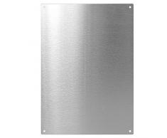 First4magnets TF-GK8315 Edelstahl A4 Magnettafel c/w 5 Magnete, Metall, silber, 29.5 X 21 cm