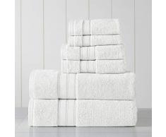 Amrapur Übersee Handtuch-Set 27 x 54 weiß