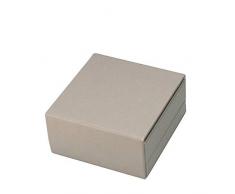 Compack Glamm Schmuckkästchen, taupe, 90 x 90 x 40 mm, 2 Stück