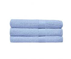 Go West, 100 x 150 cm, Badetuch, gekämmte Baumwolle, 3 Stück, für Hundewelpen blau