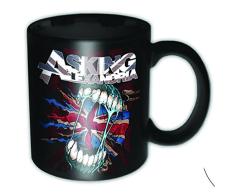 empireposter Asking Alexandria - Flag Eater - Keramik Tasse Mug Becher - Ø8,5 H9,5 cm