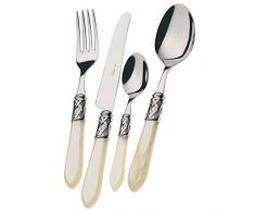 Casa Bugatti ALCAM-M4266 Besteckset Alladin Ivory, 50-teilig in Holzkiste