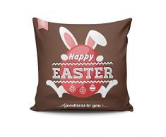 Spiffy Dekokissen, Baumwolle, Mehrfarbig, 45 x 45 cm