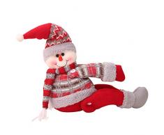 Timemory Weihnachts-Vorhang Schnalle Raffhalter Weihnachtsmann Schneemann Vorhang Raffhalter Verschluss Schnalle Klemme Fensterdekoration Weinflaschen Topper Weihnachten Ornamente Home Holiday D ̈¦cor Medium 0043mc2