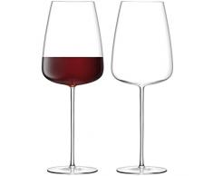 LSA International Kultur rot Wein Grand Glas 800 ml klar X 2, 10,4 x 10,4 x 28,3 cm