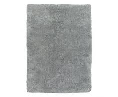 Thedecofactory Teppich Extra Weich, Polyester, Grau, 90 x 60 x 2 cm