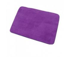 MSV 140963Â Douceur Teppich Memory-Form Polyester und Polyamid + Polyurethan + SBR violett 50Â x 70Â x 0,1Â cm