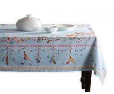 Maison dHermine Tischdecke Ibiza 100 % Baumwolle für Küche Esszimmer Tischdekoration Party Hochzeit Frühling Sommer Rectangle (60X90) Bunt