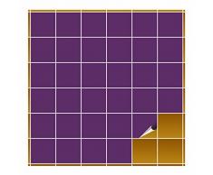 FoLIESEN Fliesenaufkleber fÃ¼r Bad und KÃ¼che - 10x10 cm - violett matt - 600 Fliesensticker fÃ¼r Wandfliesen