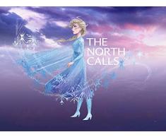 Komar Disney Wandbild Frozen ELSA The North Calls | Kinderzimmer, Babyzimmer, Dekoration, Kunstdruck | ohne Rahmen | WB073-40x30 | Größe: 40 x 30 cm (Breite x Höhe)
