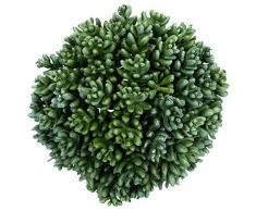 Melrose International Dekokugel Sedum Green Flower Kugel, 11,4 cm