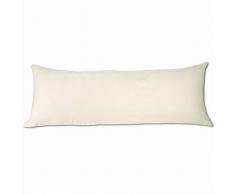 Eyelet Home Decor Massiv Muster Fadenzahl 1000 100% ägyptische Baumwolle One Paar Körper Kissen Bezug Alle Größe & Farben, Baumwolle, Elfenbeinfarben, 20x 54