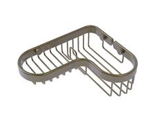 Allied Brass BSK-225LA-ABR Eckkombination Duschkorb, Antikmessing