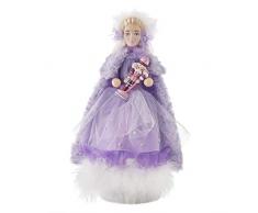 Kurt S. Adler 15-Inch Hollywood Sugar Plum Clara Nutcracker Nussknacker, Mehrfarbig