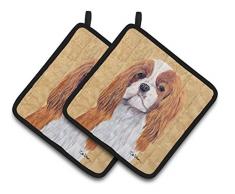 Caroline s Treasures sc9118pthd Cavalier Spaniel Wipe Your Paws Topflappen (1 Paar), 19,1 x 19,1 cm Multicolor