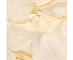 Eleganza Rosenblätter Creme X 164pcs, Polyester