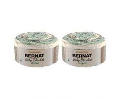 Bernat Babydecke, gestreift, 2 Bälle pro Packung – Seaglass