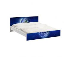Apalis 93950 Möbelfolie für Ikea Malm Bett niedrig 180x200 cm - Erde im Weltall, gröÃe 77 x 197 cm