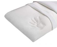 Italian Bed Linen GUANCIALE Memory Kissen,42x72x11cm,Weiß