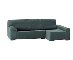 Eysa Teide Sofa Überwurf Chaise Longue 240 cm. rechts Frontalsicht - Fb. 06-grau