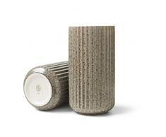 Lyngby Radiance Vasen, Porzellan, grau, 20.3 cm