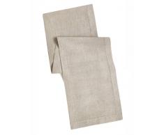 Orient Originals Tischläufer aus 100% Leinen, Hohlsaum, handgefertigt, handgenäht, mit Hohlsauch-Details. Der Reine Leinenstoff eignet Sich sowohl für lässige als auch formelle Anlässe