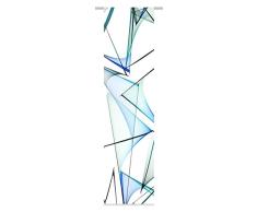 Home Fashion LUGO Schiebevorhang Digitaldruck, Stoff, blau, 245 x 60 cm