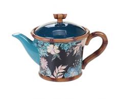 Certified International 23173 Exotic Dschungel, 625 ml Teekanne, 23 x 14 x 15 cm, mehrfarbig