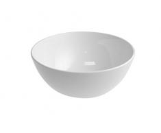 H&H Coupe Salatschüssel, Porzellan, Weiß, 23 cm