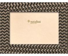 Natalini Couture Nero 10X15 Bilderrahmen mit Unterstützung für Tisch, Tulipwood, Schwarz, 10 X 15 X 1,5