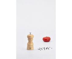 Bisetti 61500N Pfeffermühle, Buche, 13 cm, Natur