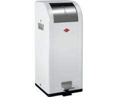 WESCO 374 631-01 Kickfox Abfallsammler, weiß