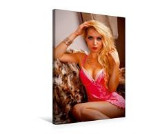 Calvendo Premium Textil-Leinwand 50 cm x 75 cm hoch, Bionda S. Model aus Leidenschaft | Wandbild, Bild auf Keilrahmen, Fertigbild auf echter Leinwand, Leinwanddruck Menschen Menschen