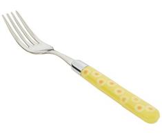 Unbekannt Naif Cuore Tisch Gabel, gelb, 0,1 x 0,1 x 0,1 cm