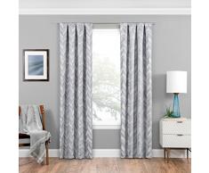 Eclipse Haley Verdunkelungsvorhang für Fenster 37 x 95 Silber