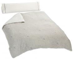 Artemur Manhattan – Duo Bettdecke für Bett 135 cm grau