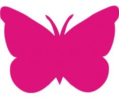 INDIGOS 4051095005186 Wandtattoo W069 Schmetterlinge 80 x 59 cm, pink