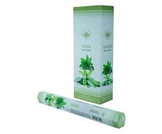 GREEN TREE CANDLE Salbei Räucherstäbchen 20st, Weiß