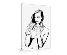 Calvendo Premium Textil-Leinwand 80 cm x 120 cm hoch, EIN Motiv aus dem Kalender Anna - Photo ArtÂ° by Rosemarie Hofer | Wandbild, Bild auf Keilrahmen. Leinwand, Leinwanddruck Menschen Menschen